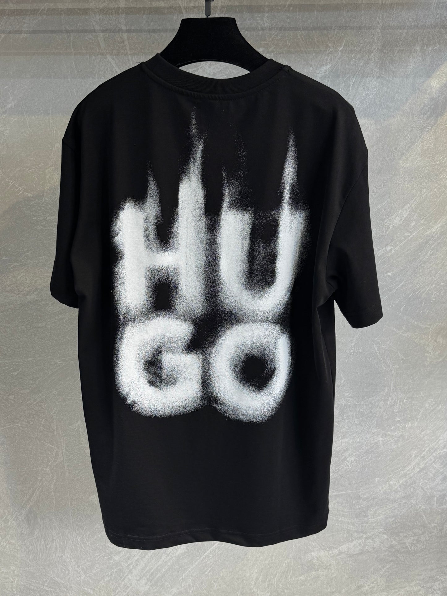 HUGO T-shirt Black Fire