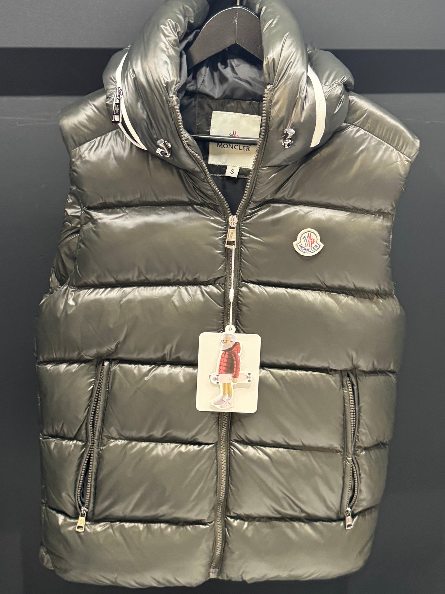 Vest Moncler olive green