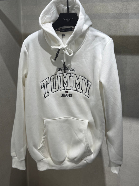 Hoodie Tommy White